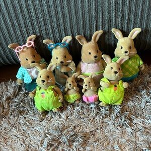 Woodzeez Adorable Bunny Family Set